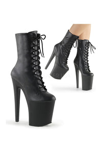 Pleaser XTREME-1020 Platform Boot in Black Faux Leather from SexyShoes.com