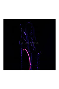 Pleaser XTREME-1020TT Platform Ankle Boot in Black Patent