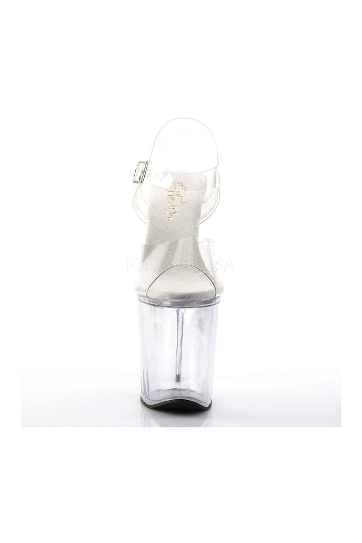 XTREME-808 Platform Sandal  | Clear Vinyl