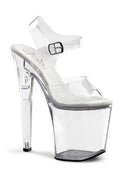 XTREME-808 Platform Sandal  | Clear Vinyl