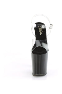 Pleaser XTREME-808CRS Exotic Sandal in Clear Vinyl