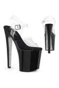 XTREME-808CRS Exotic Sandal | Clear Vinyl