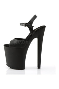 Pleaser XTREME-809 Platform Sandal in Black Faux Leather
