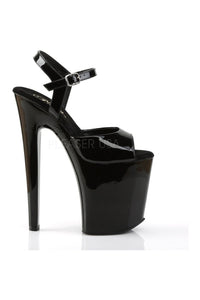 Pleaser XTREME-809 Platform Sandal in Black Patent