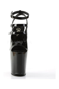 Pleaser XTREME-873 Platform Sandal in Black Patent