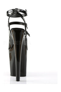Pleaser XTREME-873 Platform Sandal in Black Patent