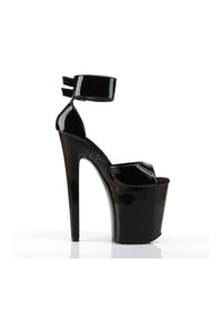 Pleaser XTREME-875 Platform Sandal in Black Patent