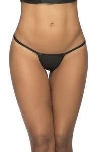 Mapale Y Back Thong in Black  from SexyShoes.com